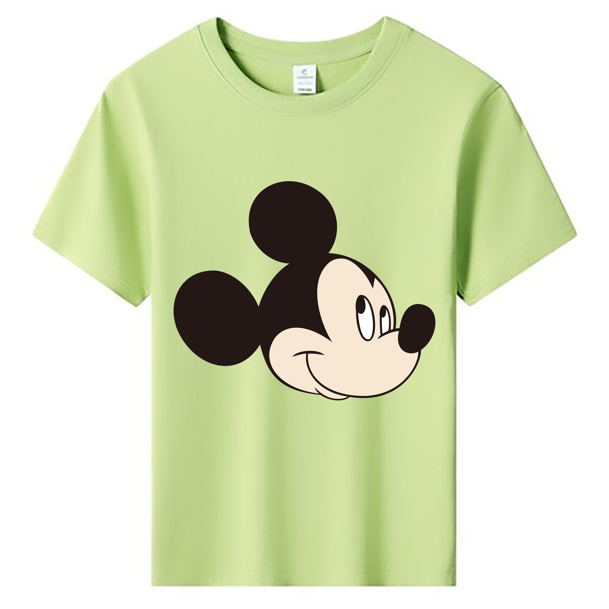 ミッキーマウス Mickey Mouse 綿100％キッズTシャツ（フロントプリント）